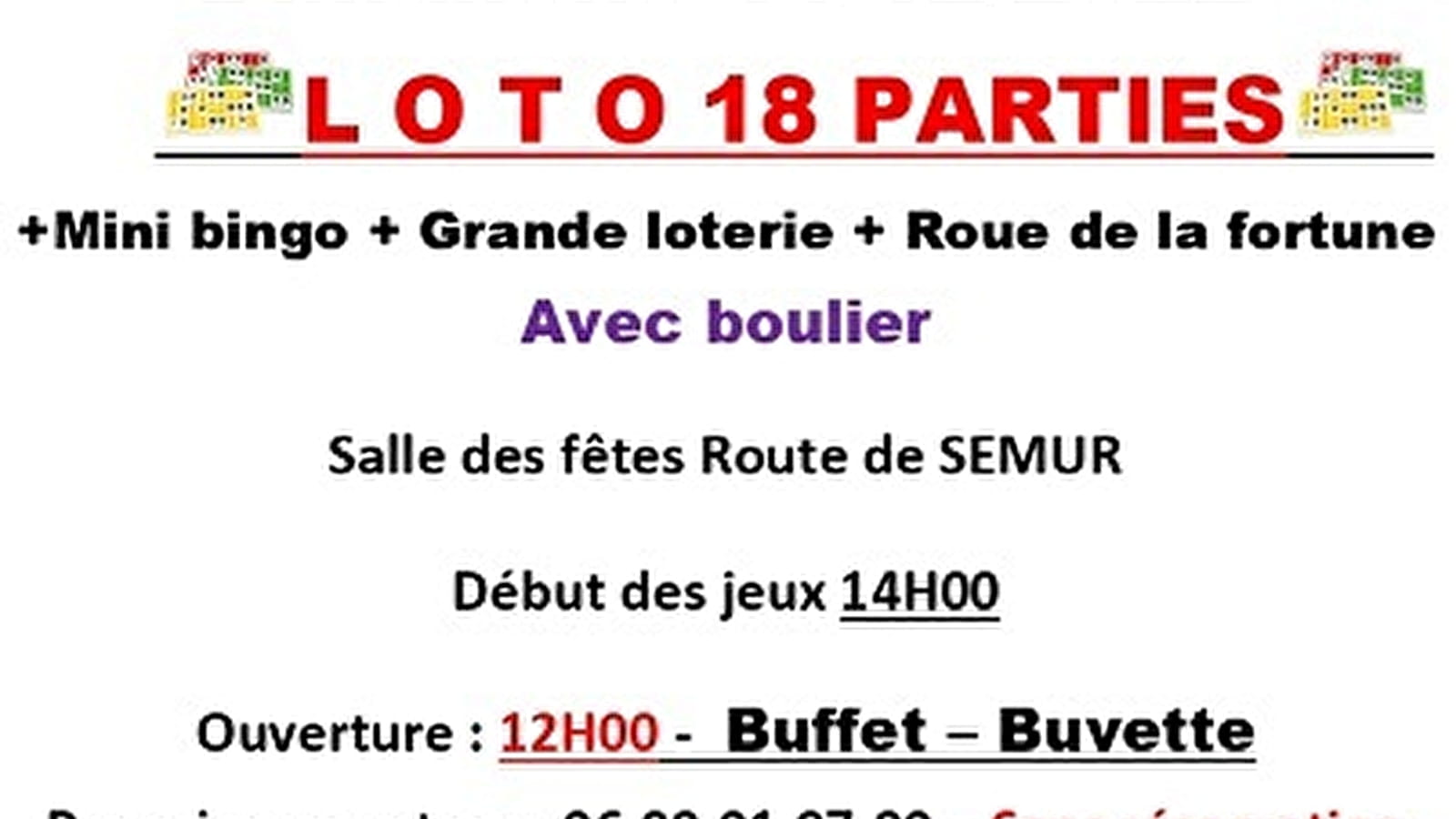 Loto au profit du Téléthon