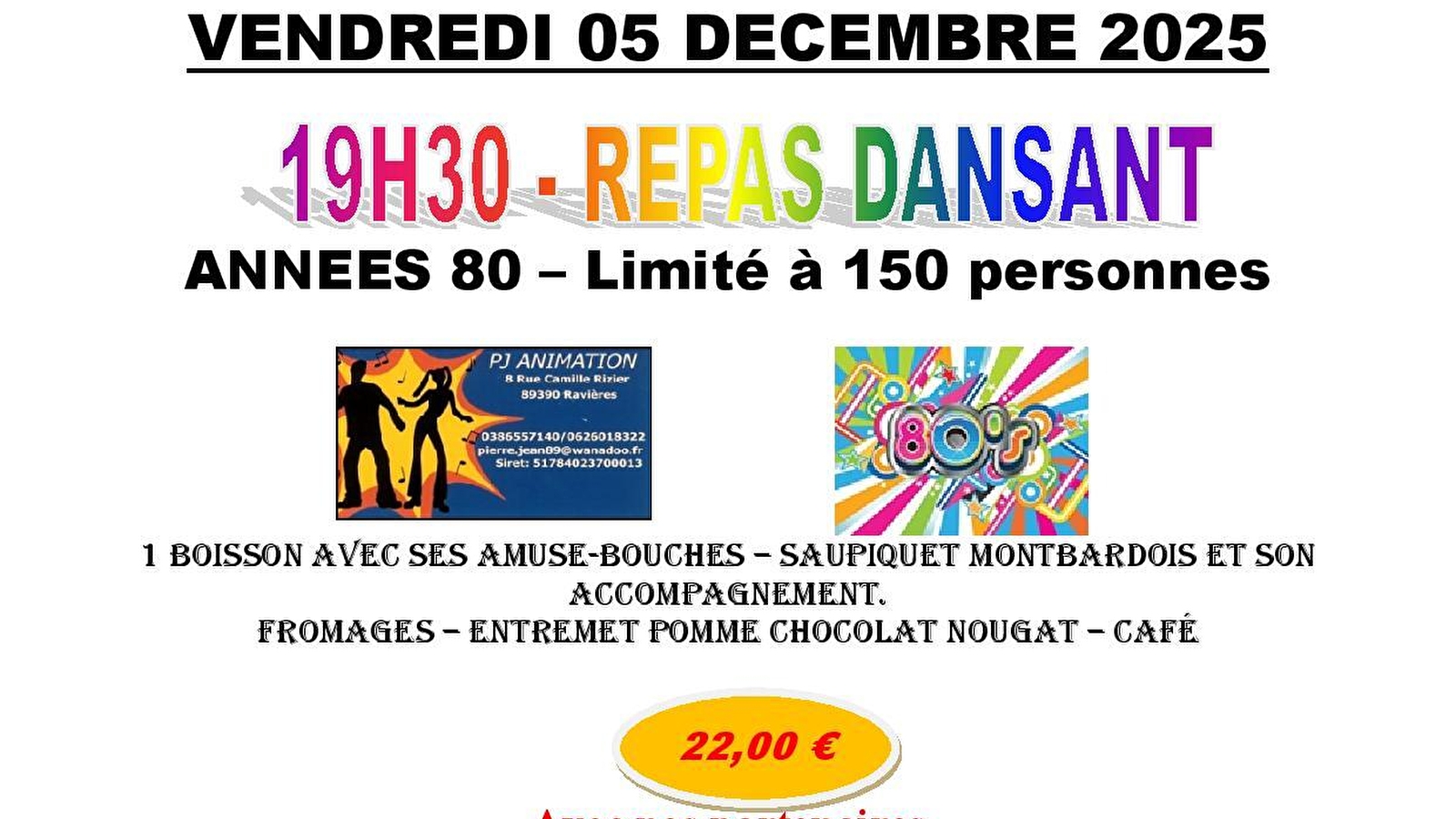 repas au profit du TELETHON