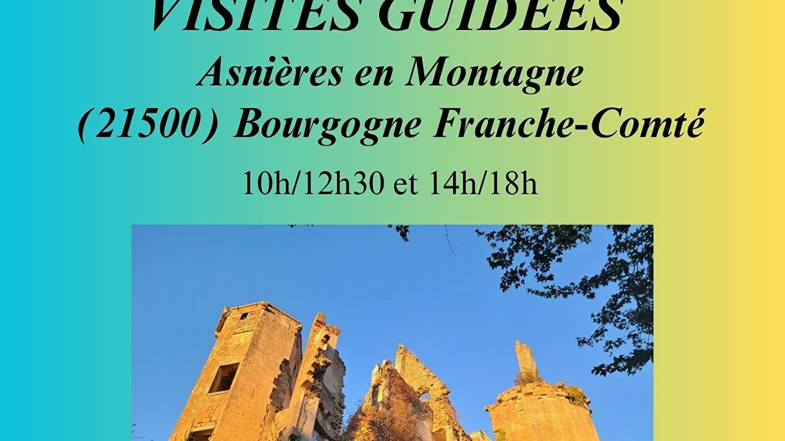 Visites guidées château de Rochefort mai 2023