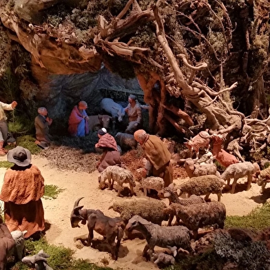 Noël à l'abbaye de Fontenay - crèche et marché de Noël