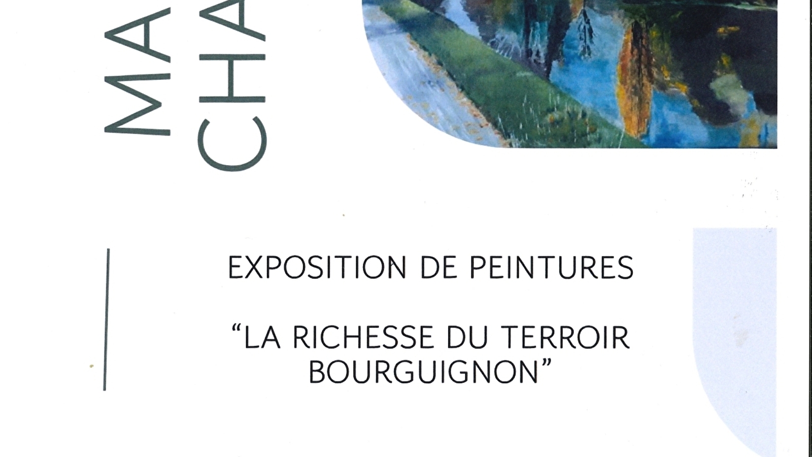 Exposition temporaire de peintures de Martine Chabant