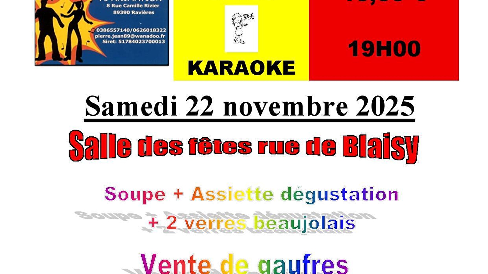 Soirée Beaujolais Nouveau - KARAOKE