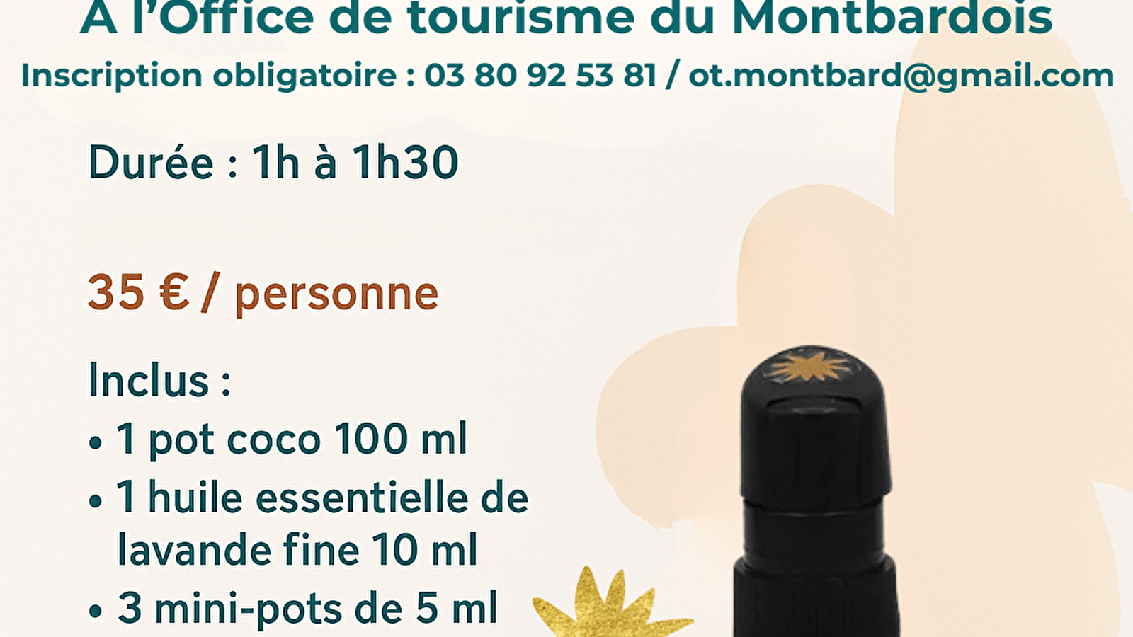 Atelier 'création de ma crème de soin'